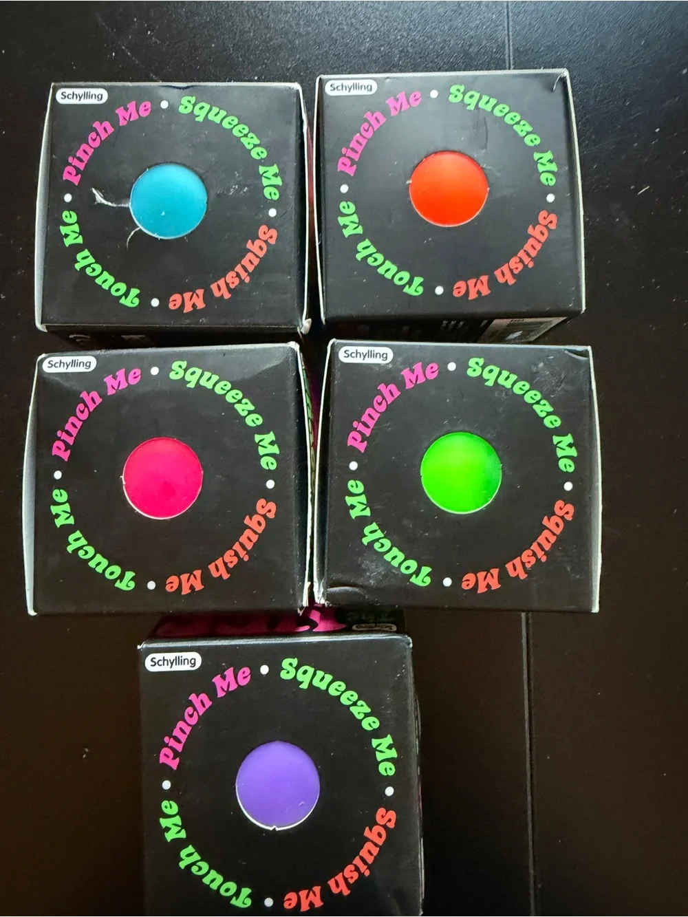 Lot of 5 New Nee Doh Schylling Groovy Glob Ball Squishy Toy Squeeze 3+ Sensory